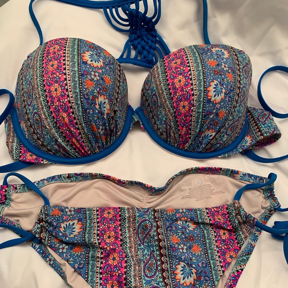 Beautiful Multi-color Macrame Back Bikini